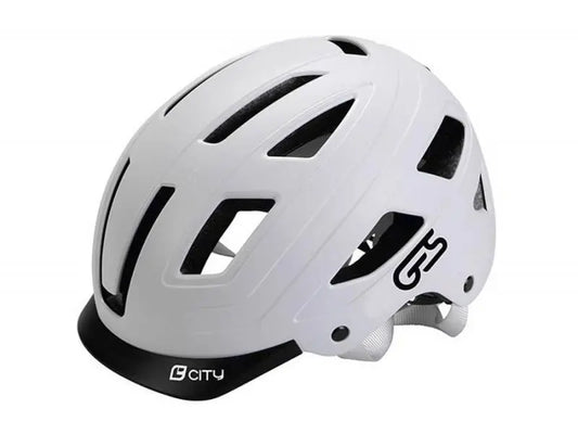 Casque GES City Blanc 58-62 - Le Petit Cyclo 